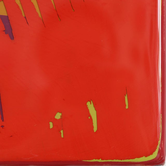 The Window 377 - Original Minimalist Mixed Media Acrylic and Resin Painting on Wood Panel by Ricky Hunt For Sale In Los Angeles - Image 6 of 9