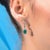 This is part of Chairish’s Fine Jewelry assortment. Certified Green Emerald and Diamond Earrings in 18K Gold to make a...