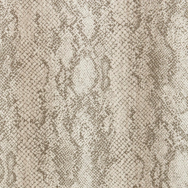 Contemporary Sample - Schumacher Cody Snakeskin Wallpaper in Malt For Sale - Image 3 of 3