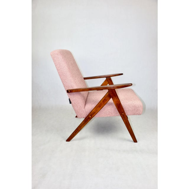 Vintage B-310 VAR Armchair in Pink Bouclé, 1970s For Sale - Image 9 of 13