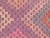 1960s Vintage Pink Embroidered Kilim - 78"x115" For Sale - Image 9 of 13