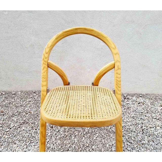 Mid-Century Modern Mid-Century Italian Arca Folding Chair by Gigi Sabadin for Crassevig, Italy, 1970s For Sale - Image 3 of 14