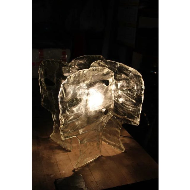 Murano Glass Table Lamp from Mazzega, 1970s For Sale - Image 10 of 13