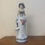 Victorian Vintage Mid-Century Glazed Porcelain Figurine of a Victorian Lady With Parasol For Sale - Image 3 of 12