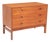 Vitze Three Drawer Teak Chest Dresser Mid Century Denmark Foil Mark Vitzé Mobelfabrik Danish Cabinet Makers For Sale