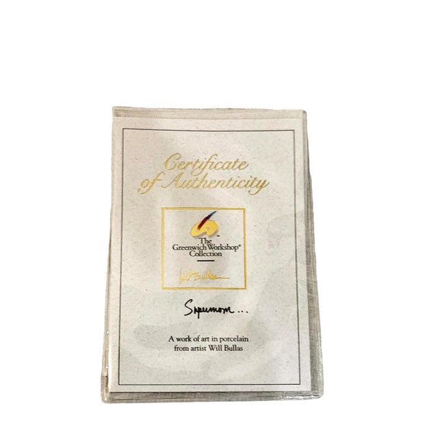 1990s Super Mom Collectible Porcelain Figurine by Will Bullas For Sale - Image 5 of 7