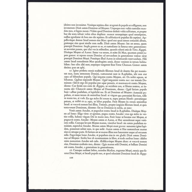 1967 Salvador Dalí Biblia Sacra Lithograph "Vir Et Mulier in Paradiso Voluptatis" (Man and Woman in Paradise) For Sale - Image 9 of 11