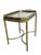 Mid 20th Century Brass Hollywood Regency Faux Bamboo Tray Table For Sale - Image 9 of 14