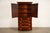 Late 20th Century Baker Furniture Federal Mahogany Armoire Dresser or Linen Press For Sale - Image 5 of 18