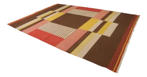 Geometric Rug attributed to Antonin Kybal, 1948