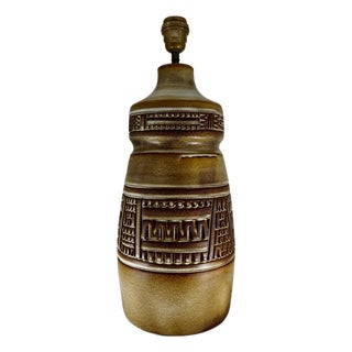 Large Ceramic Lamp by Marius Bessonne, 1960 For Sale