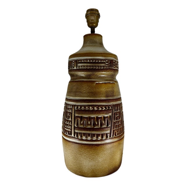 Large Ceramic Lamp by Marius Bessonne, 1960 For Sale