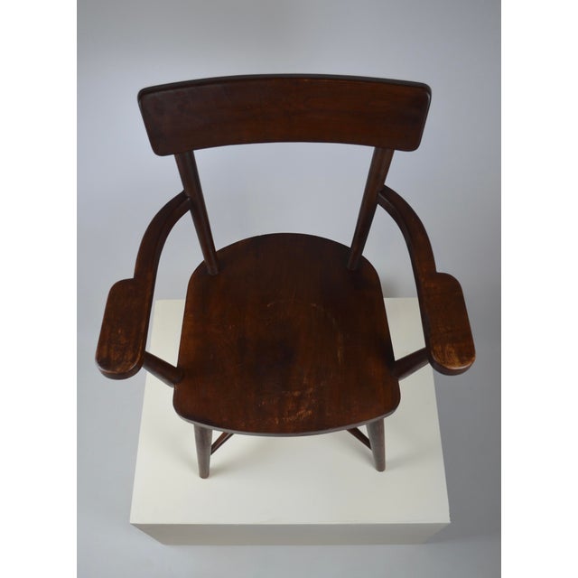 Modernist Wooden Armchair, 1940 For Sale - Image 9 of 18