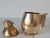 Vintage Polished Brass Egg-Shaped Container With a Rooster Head Lid For Sale - Image 10 of 12