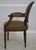 French Pair of Century Louis XVI Arm Chairs For Sale - Image 3 of 18