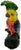 Rare Very Large 14 1/2 Inches Tall Antique American Cast Iron Cockatoo - Parrot Doorstop in Original Paint Circa 1920s For Sale - Image 10 of 18