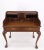 Mahogany Finely Carved Ball & Claw Console Writing Table Desk Two Drawers Rope For Sale - Image 9 of 13