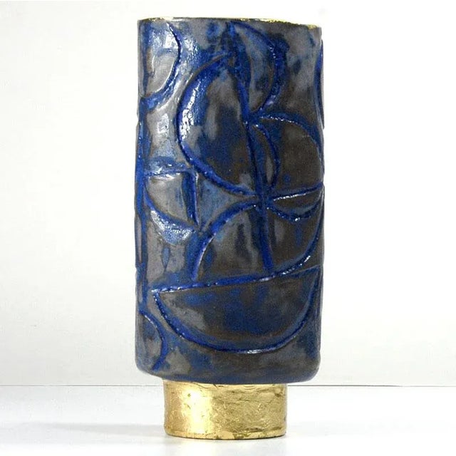 Sculptual Pottery Vase by Joanna Wysocka For Sale - Image 5 of 8