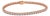 10k Rose Gold 20-1/2 CTTW Lab-Grown Diamond Tennis Bracelet, 8 In For Sale