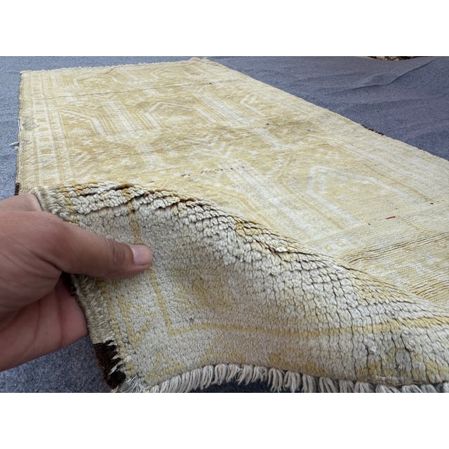 1980s Vintage Kashmir Silk Hand Knotted Rug For Sale - Image 5 of 6