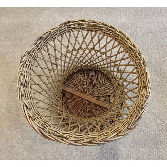 Wicker Side Table, Circa Mid-20th Century For Sale - Image 4 of 14
