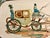 Ceramic Hand Painted Embossed Horse and Carriage Porcelain Tray For Sale - Image 7 of 12