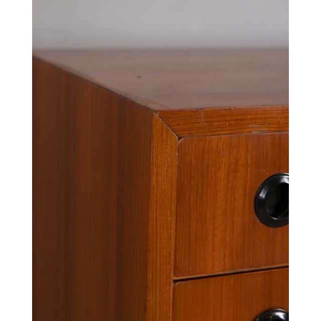 Black Vintage Italian Teak Wood Sideboard, 1960s For Sale - Image 8 of 18