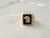 Eagle Head Onyx Gold Ring 14k Yellow Gold, Size 10.25 For Sale - Image 4 of 5