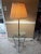 Frederick Cooper Iron Floor Lamp With Glass Table For Sale - Image 11 of 13