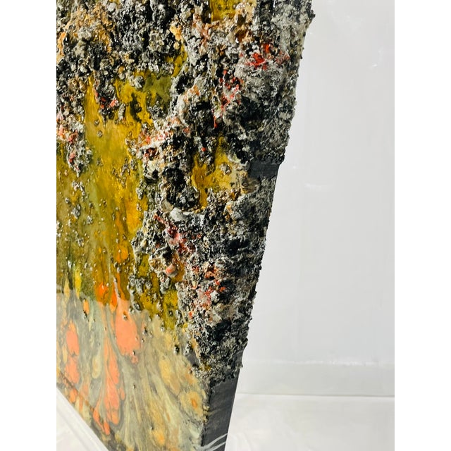 Textile Victoria Kovalenchikova “The Earth Xlviii” Mixed Media Textural Art For Sale - Image 7 of 18