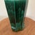 Rare Vintage Emerald Green Ceramic Vase W/Etched Design and Geometric Runes Symbols Signed Circa 1961 For Sale - Image 4 of 12