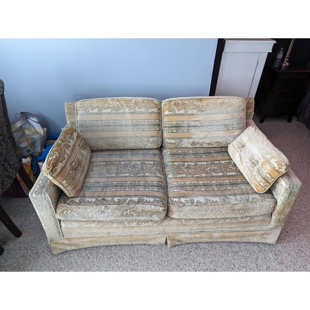 1970s Broyhill Loveseat, Lenoir Chair Company For Sale In South Bend - Image 6 of 7
