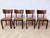 Wood Dining Table and Chairs from Thonet, 1940s, Set of 5 For Sale - Image 7 of 13