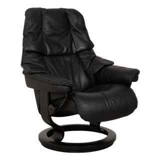 Reno Leather Recliner Lounge Chair from Stressless For Sale