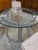 Round Dining Table in Chrome and Glass, Italy, 1970s For Sale - Image 3 of 11