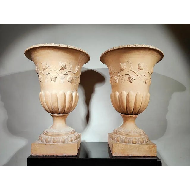 Antique Terracotta Cups, 1846, Set of 2 For Sale - Image 10 of 12