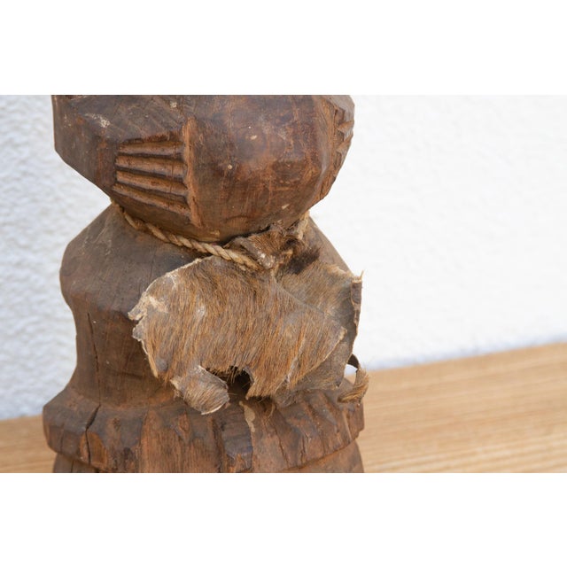 Antique Songye Carved Guardian Figure For Sale - Image 4 of 12