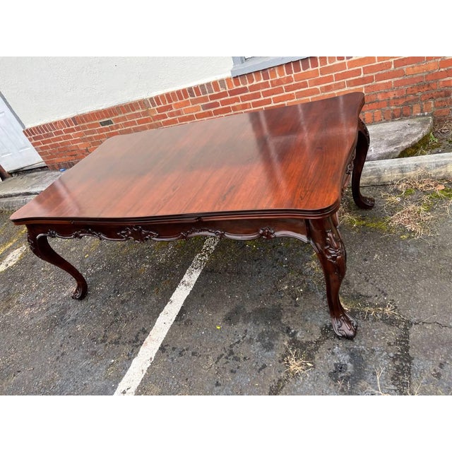 Early 20th Century Early 20th Century Rococo Louis XV Style Extension Dining Table For Sale - Image 5 of 12