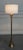 Gold Floor Lamp with White Shade For Sale - Image 3 of 9