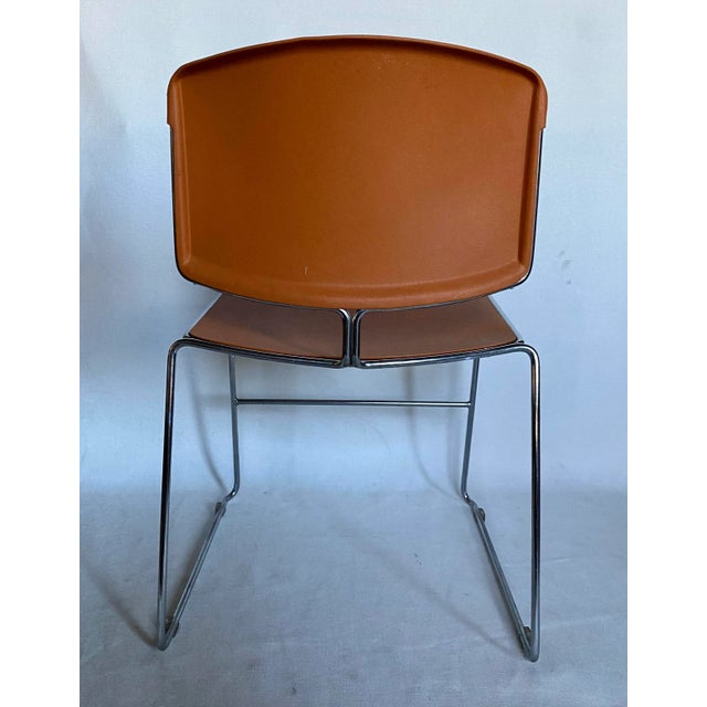 1970s Mid-Century Modern Max Stacker Conference Office Chairs by Steelcase, 1970s For Sale - Image 5 of 12