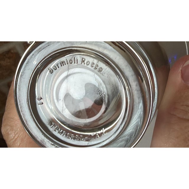 Glass Bormioli Rocco Coffee Cups Set of 4 Italian Oslo Bistro Glass Stylish Minimalist For Sale - Image 7 of 7
