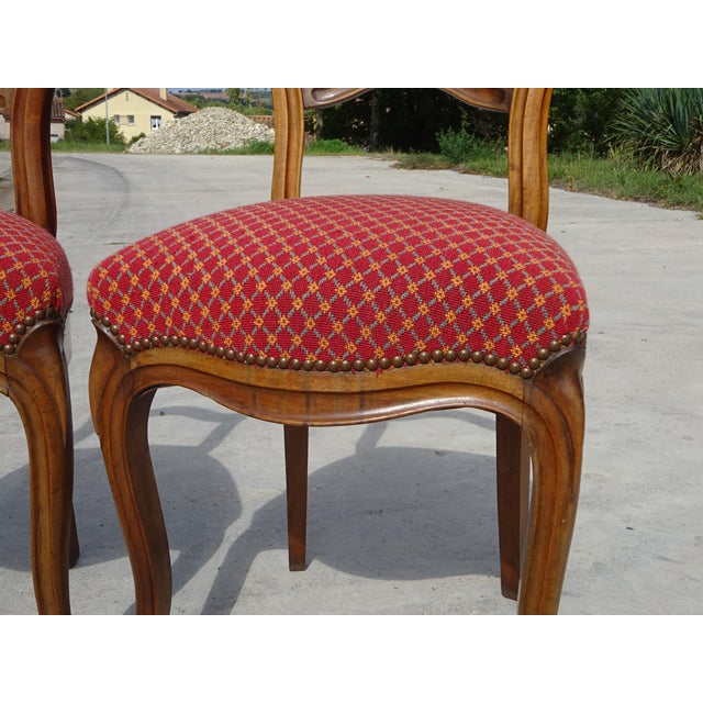 Antique Louis Philippe Chairs, 1800s, Set of 2 For Sale - Image 10 of 18