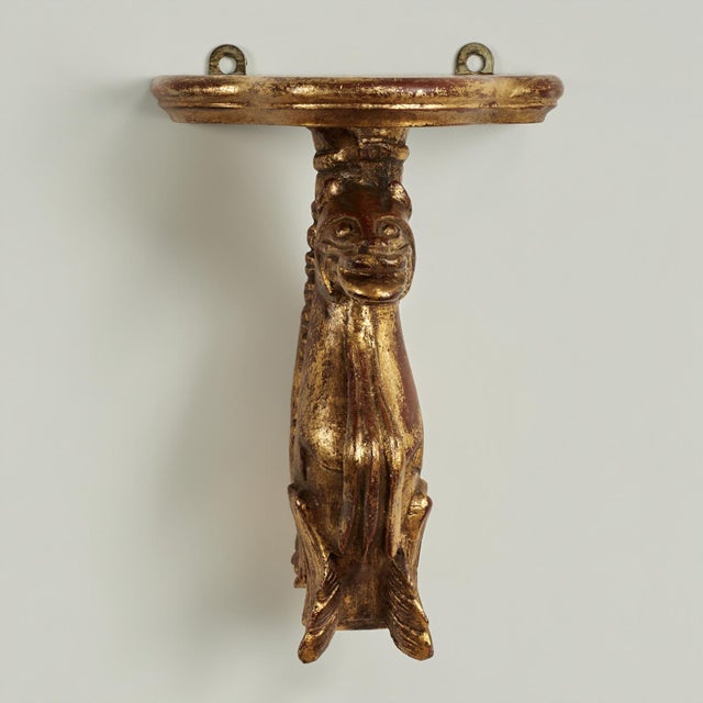 Group of Four Antique Italian Seahorse Wall Brackets For Sale - Image 12 of 12