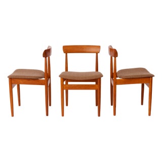 Vintage Teak Dining Chairs from Farsø Stolefabrik, 1960s, Set of 3 For Sale