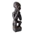 Early 20th Century Baule Seated Wood Figure Côte d'Ivoire For Sale