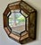 Gold Spanish Colonial Mirror Reverse Hand Painted Glass Frame by Edmundo Contreras For Sale - Image 8 of 8
