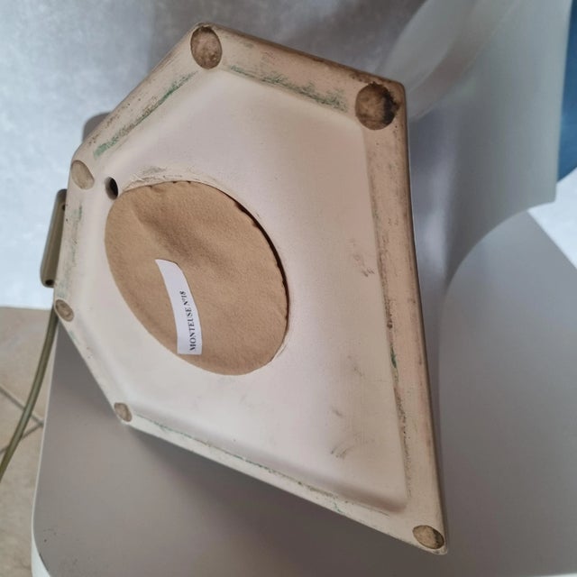 White Vintage Viva Villa Lamp, 1980s For Sale - Image 8 of 9