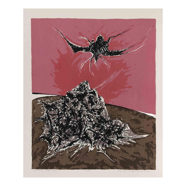 Athos Sanchini, Abstract Composition, Lithograph, 1975 For Sale