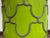 Anthropologie Lime Green Ceramic Filigree Table Lamp For Sale - Image 9 of 11