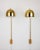 Model V-75 Wall Lamps in Brass by Eje Ahlgren for Bergboms, 1960s, Set of 2 For Sale - Image 10 of 18
